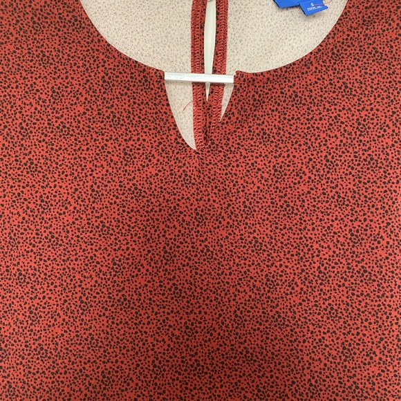 Womens Apt 9 Dress; Red w/Black Specks; Size Small; NEW WITH TAGS - NEVER WORN - Picture 2 of 6